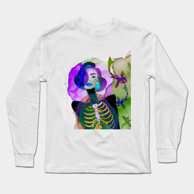 Daydreaming Long Sleeve T-Shirt by Colormyline by Denis Senyol